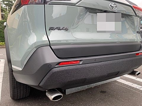 RAV4 リアバンパー　ロアパネル　LINE-X